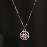 Geometric Diamond Pendant Necklace