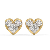 Golden Heart Earrings