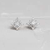 Kite Diamond Jacket Earrings