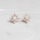 Kite Diamond Jacket Earrings