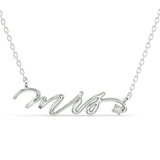 Mrs. Pendant Necklace