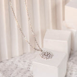 Shining Snowflake Pendant Necklace Pendant Silvermist Jewelry 