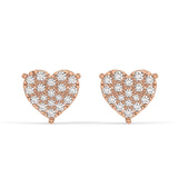 Timeless Heart Stud Earrings