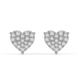 Timeless Heart Stud Earrings