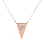 Triangle Mirage Pendant Necklace