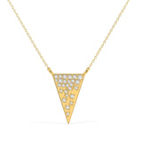 Triangle Mirage Pendant Necklace