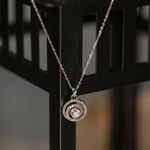 Whirlwind Diamond Pendant Necklace Pendant Silvermist Jewelry 